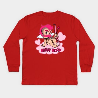 beefy boop Kids Long Sleeve T-Shirt